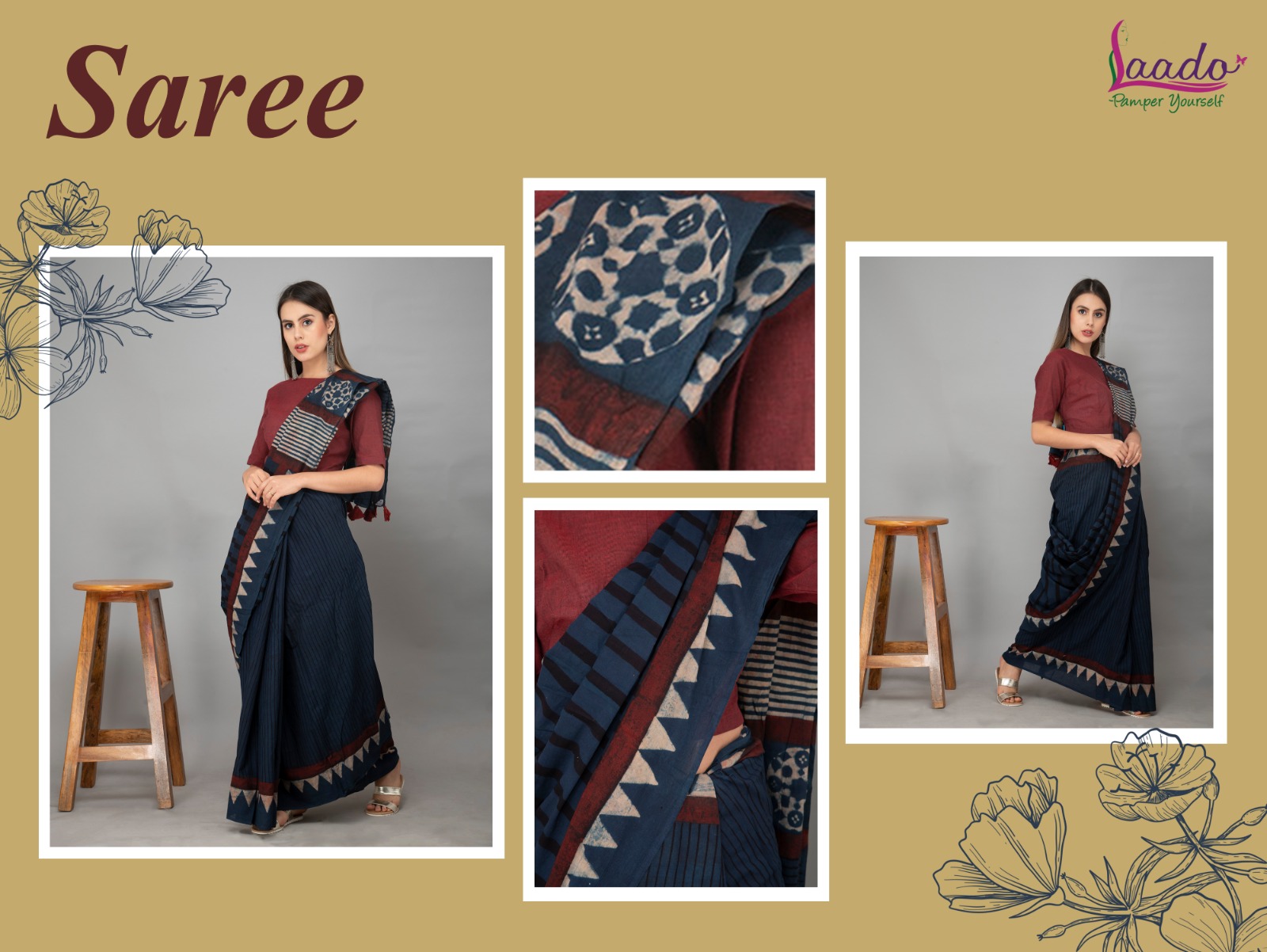 Traditional saree dress
