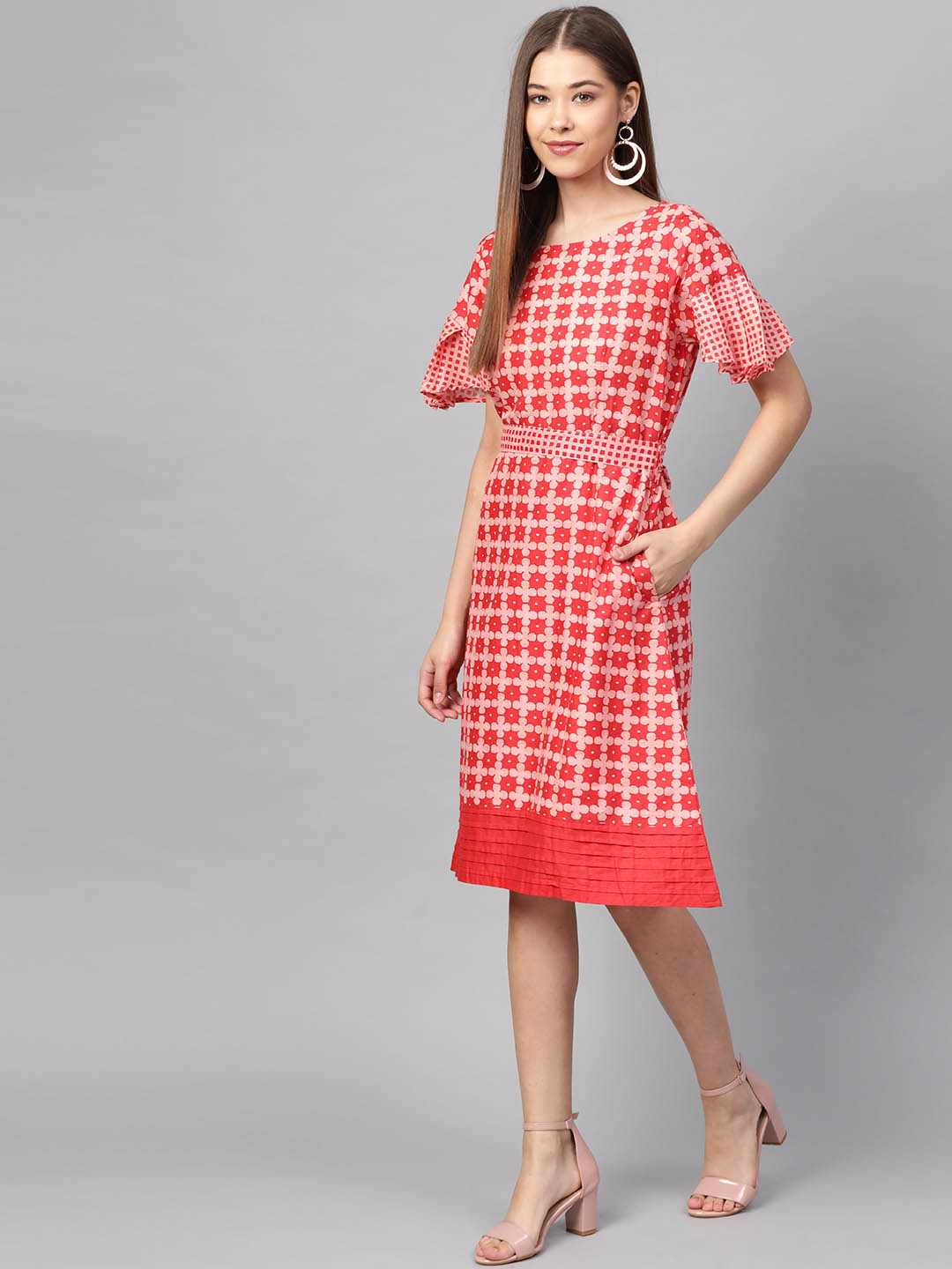 Red Cotton Dress